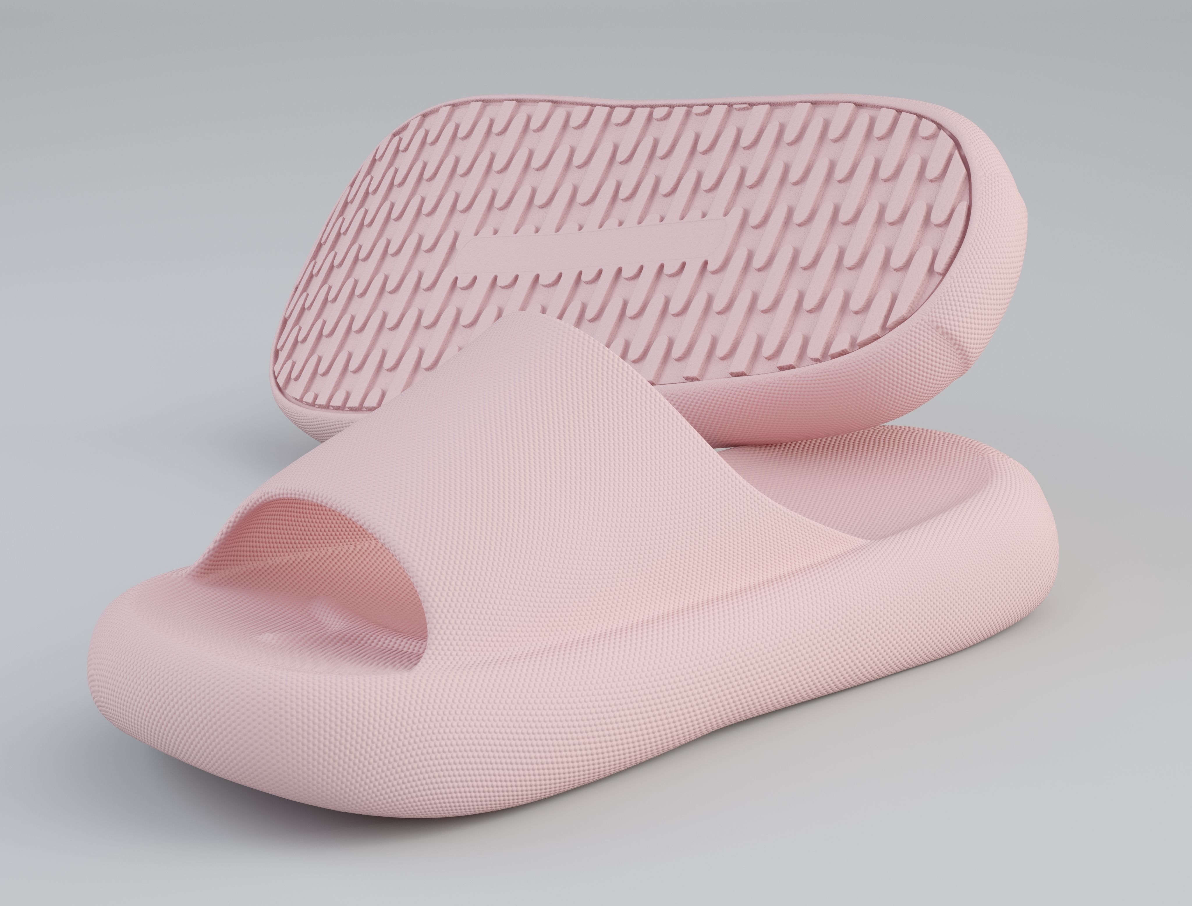 Slippers Pillow Slide  Low-poly 3D model_20