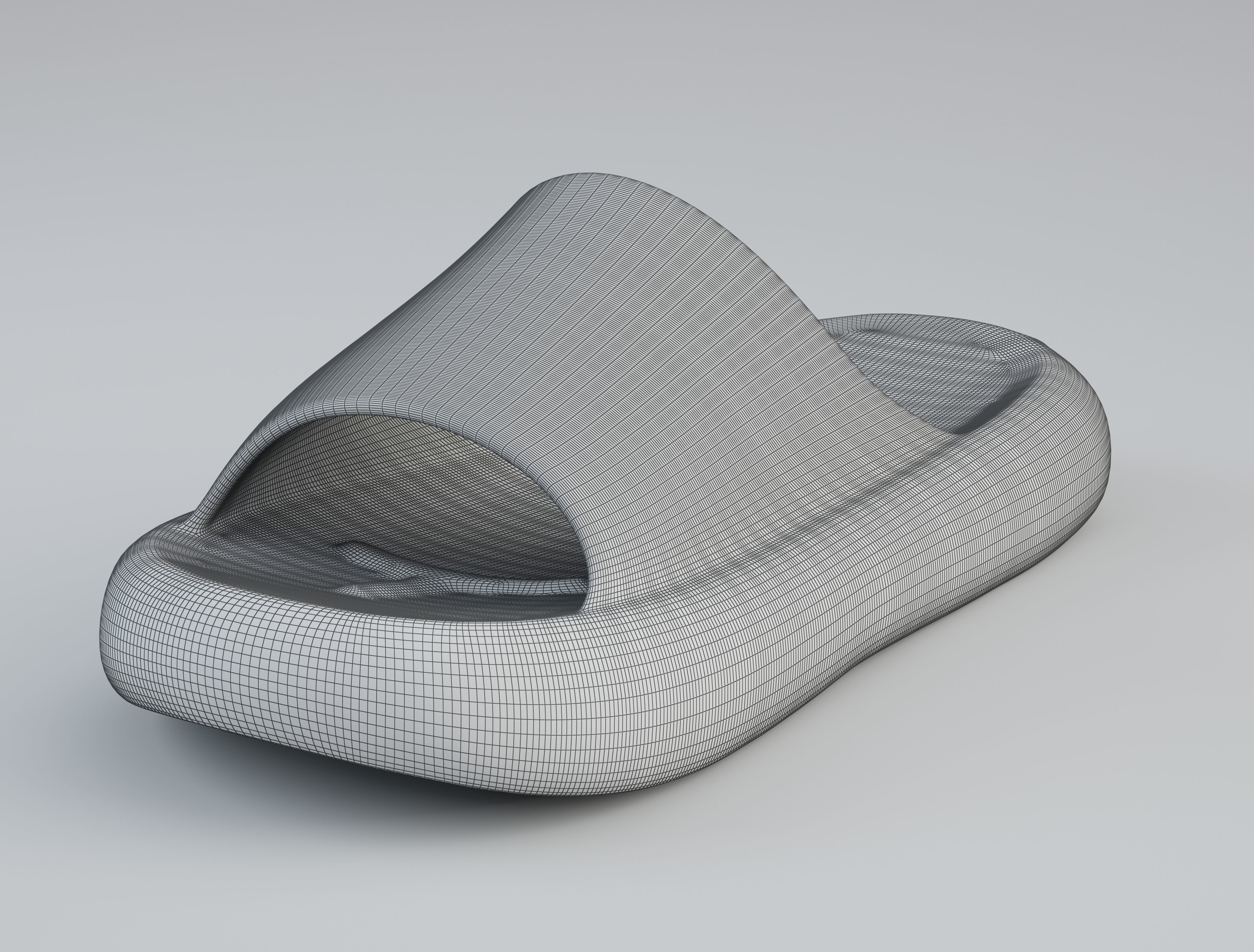 Slippers Pillow Slide  Low-poly 3D model_13