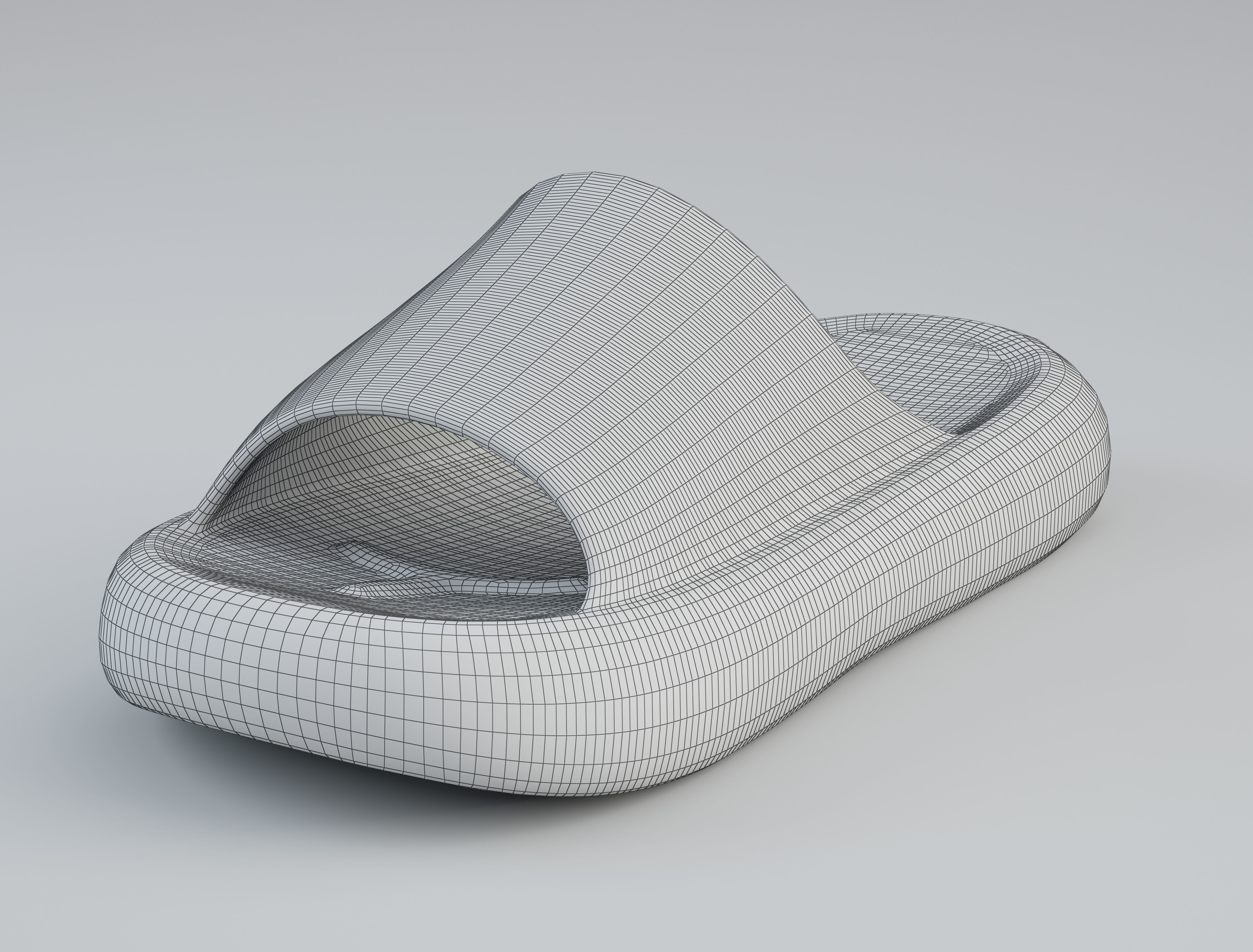Slippers Pillow Slide  Low-poly 3D model_12