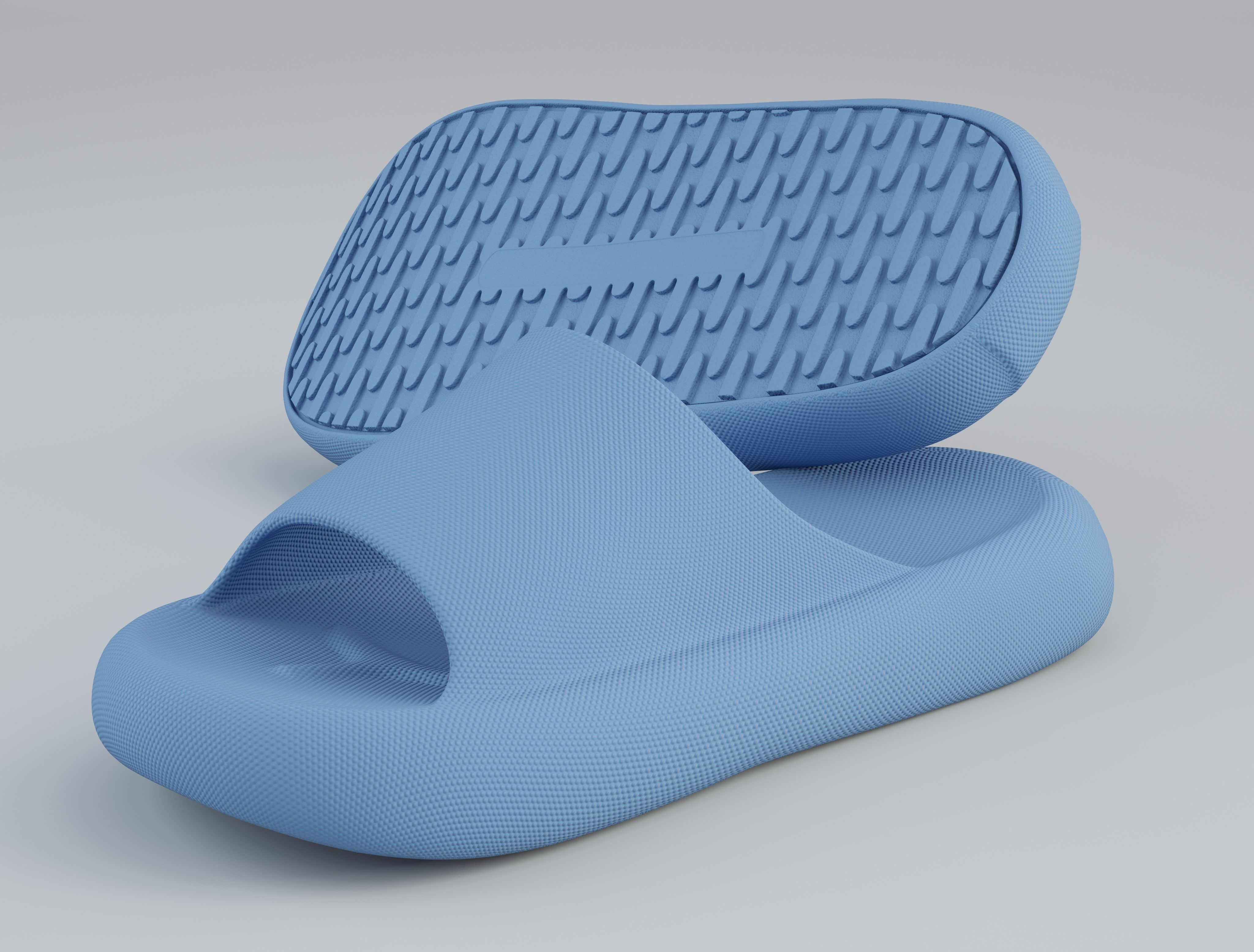 Slippers Pillow Slide  Low-poly 3D model_17