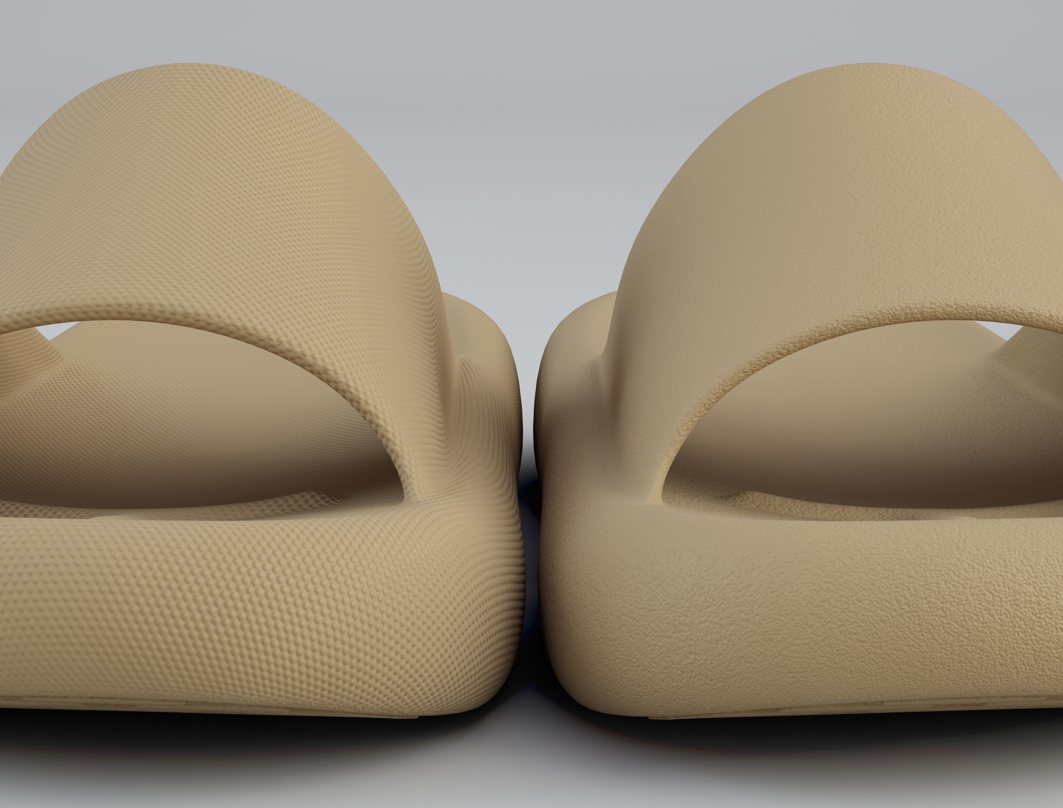 Slippers Pillow Slide  Low-poly 3D model_2