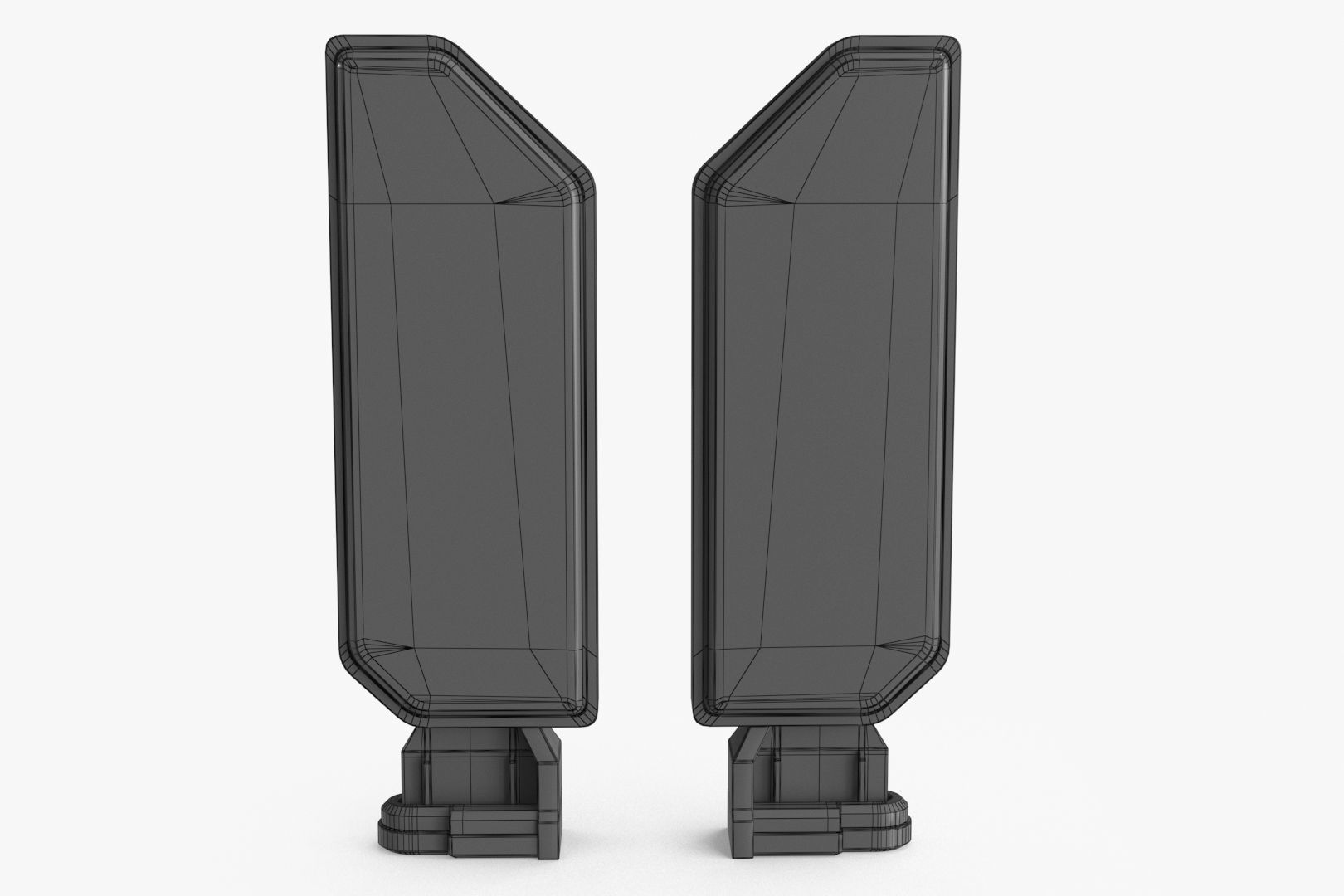 Sci-fi Billboard Sign set of 3 3D Model Collection_25