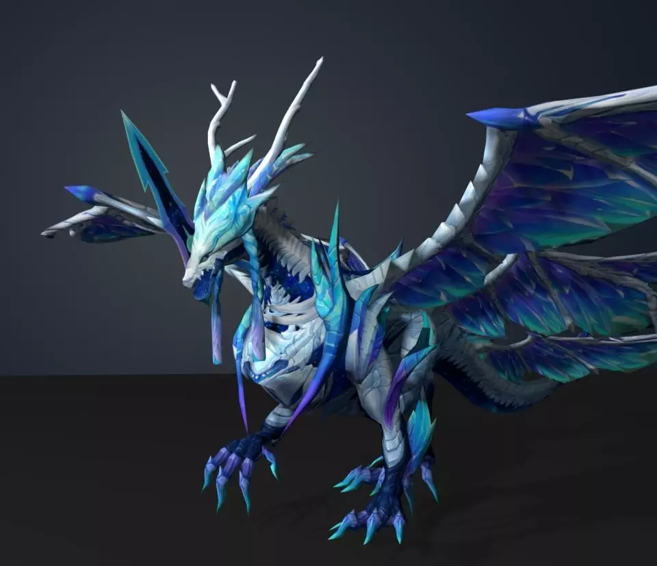 fairy dragon 3D model_0
