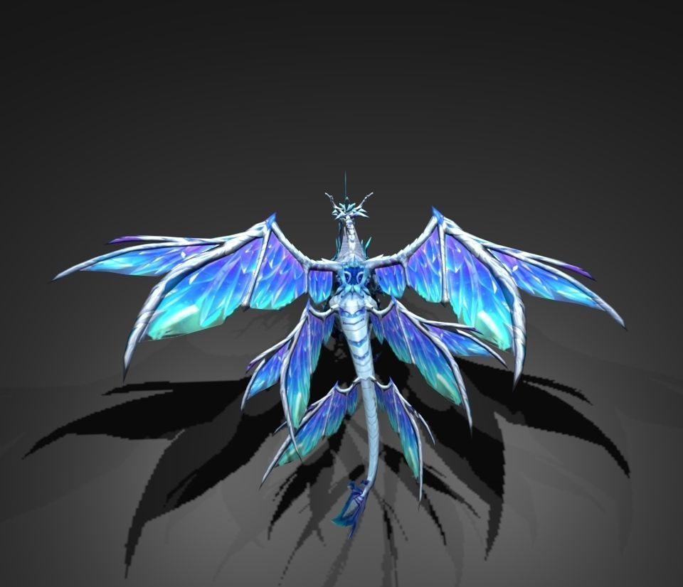 fairy dragon 3D model_4