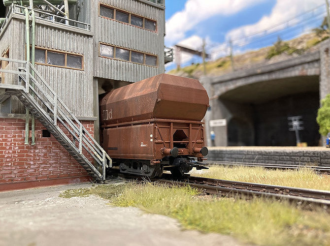ROLLS-0014 German State Hopper car Erz IIId H0-scale 3D print model 4