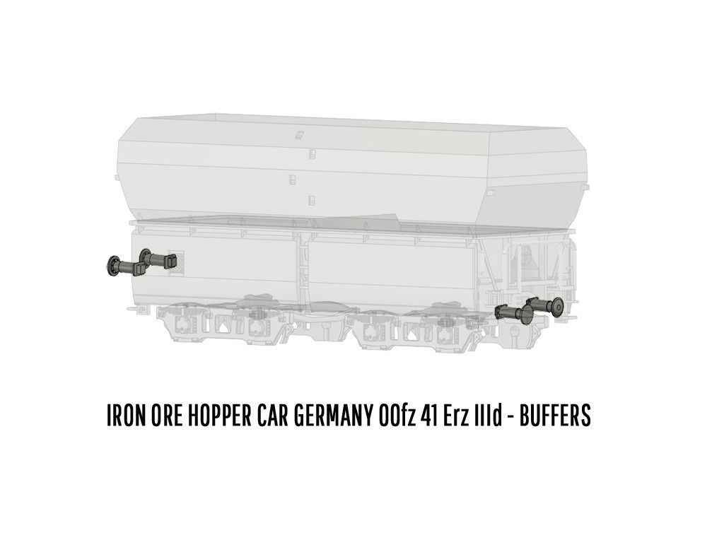 ROLLS-0014 German State Hopper car Erz IIId H0-scale 3D print model_13