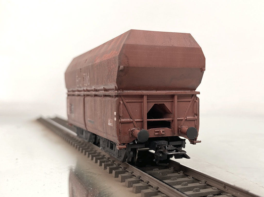ROLLS-0014 German State Hopper car Erz IIId H0-scale 3D print model_8