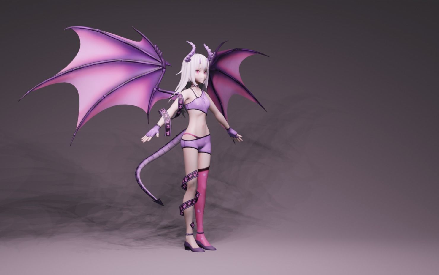 Anime Character - Unique 10 3D model_1