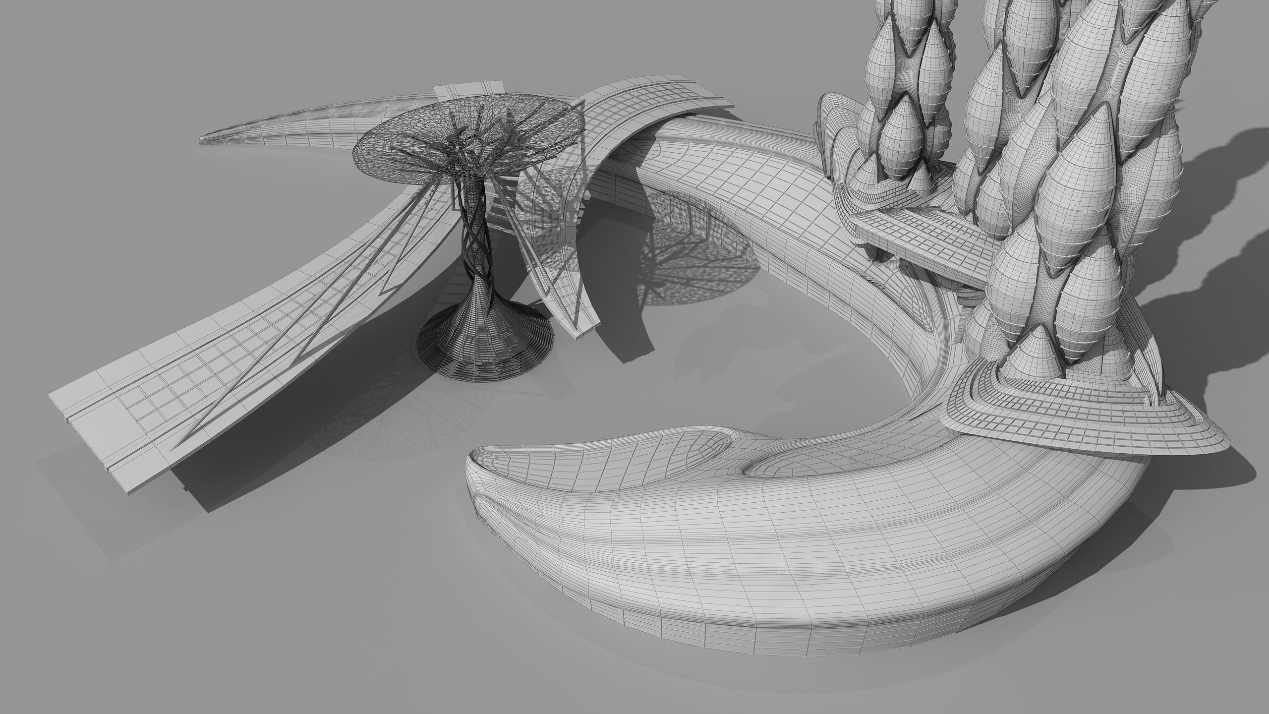 0200 - Organic Skyscraper Building 3D model_18