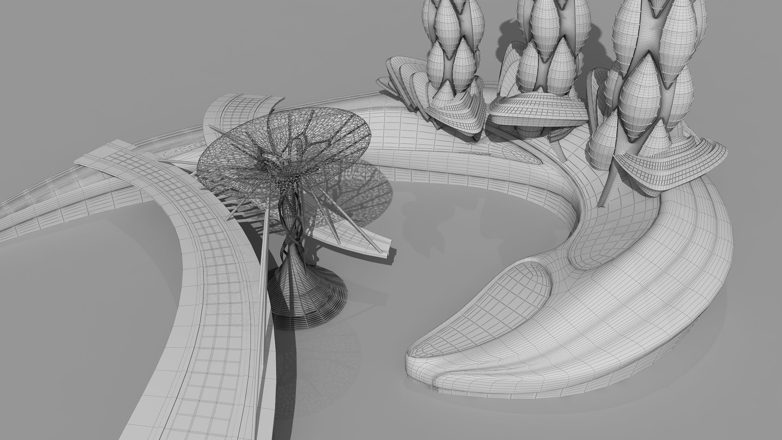 0200 - Organic Skyscraper Building 3D model_14