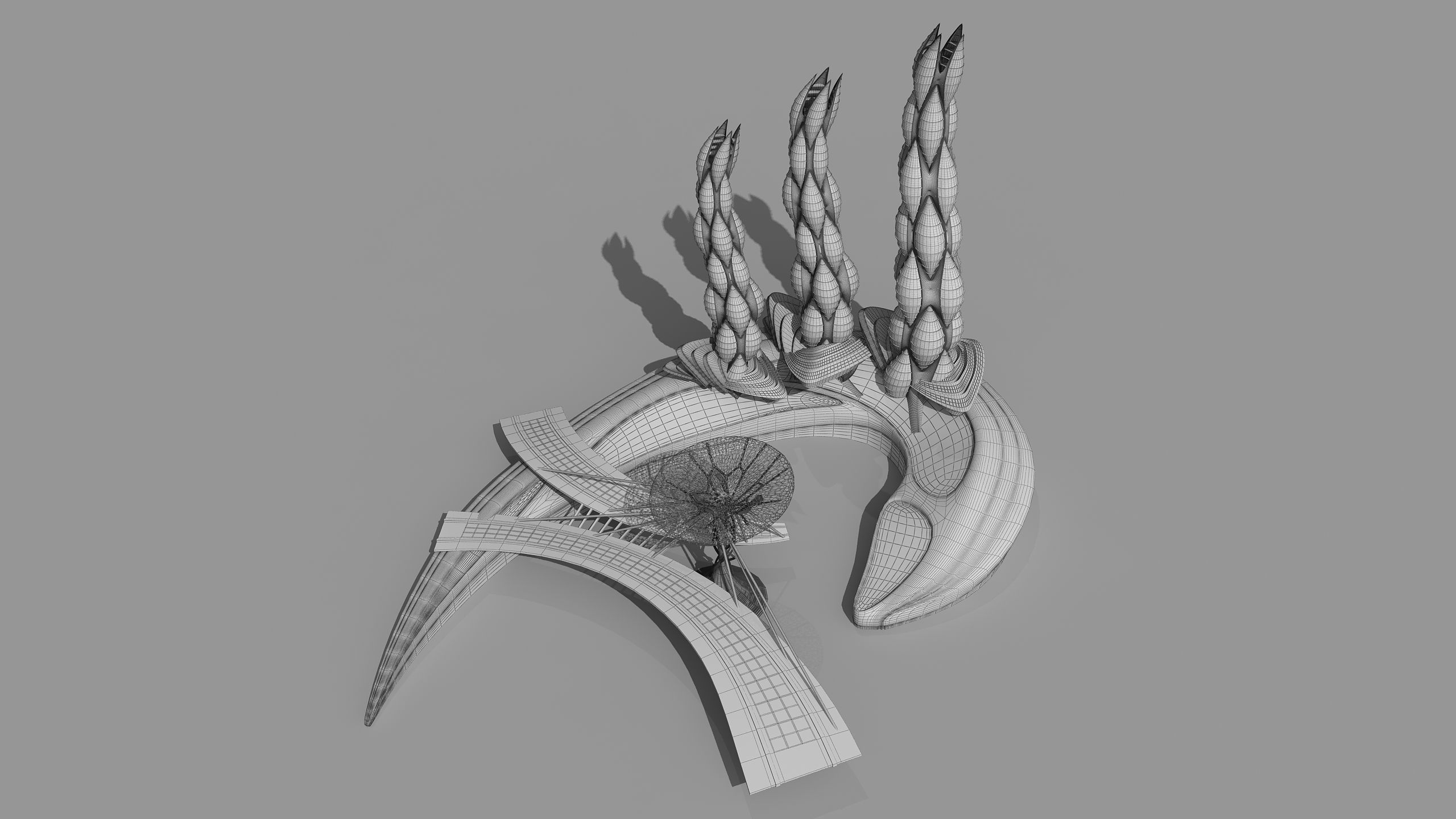 0200 - Organic Skyscraper Building 3D model_12