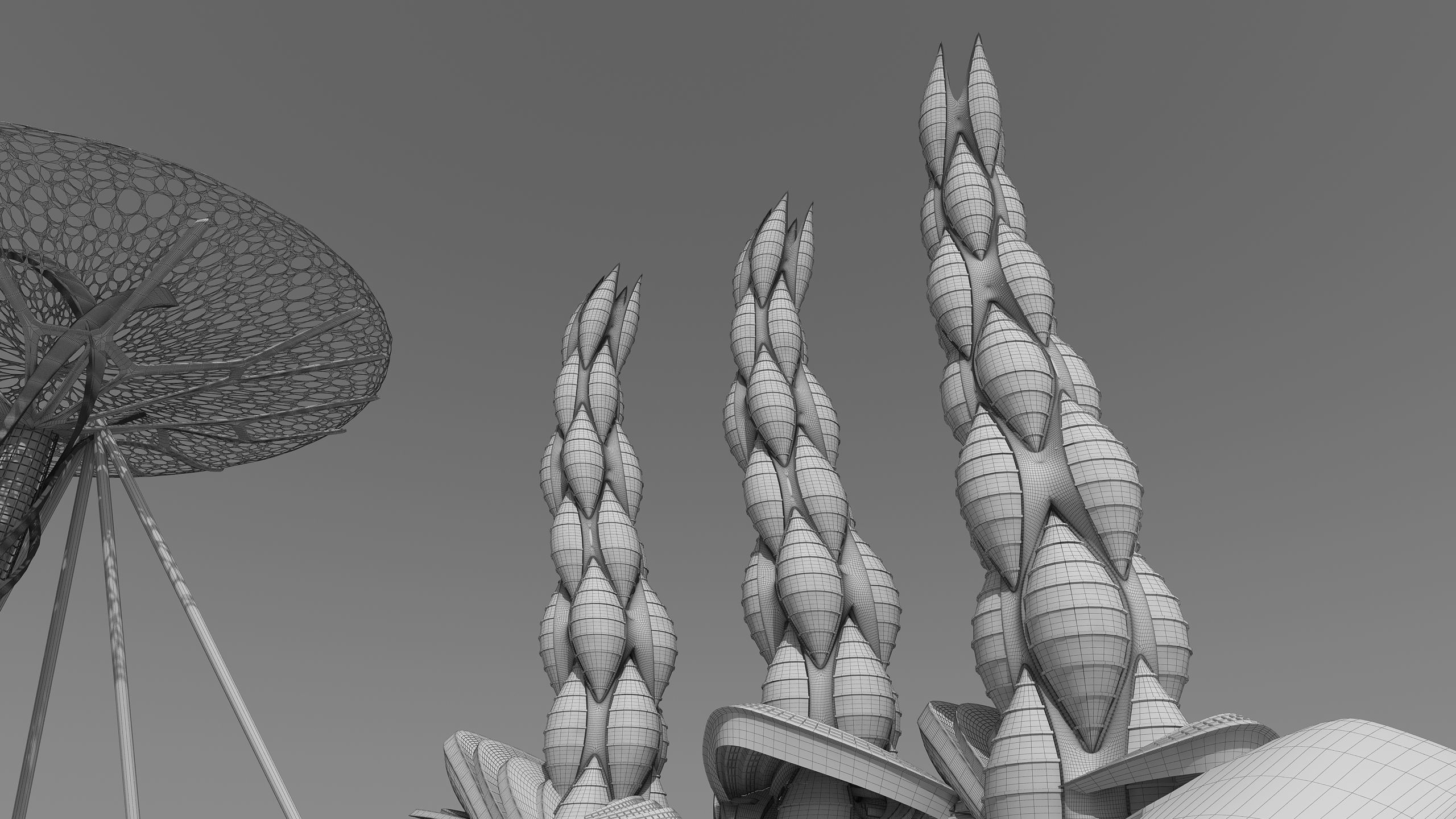 0200 - Organic Skyscraper Building 3D model_22