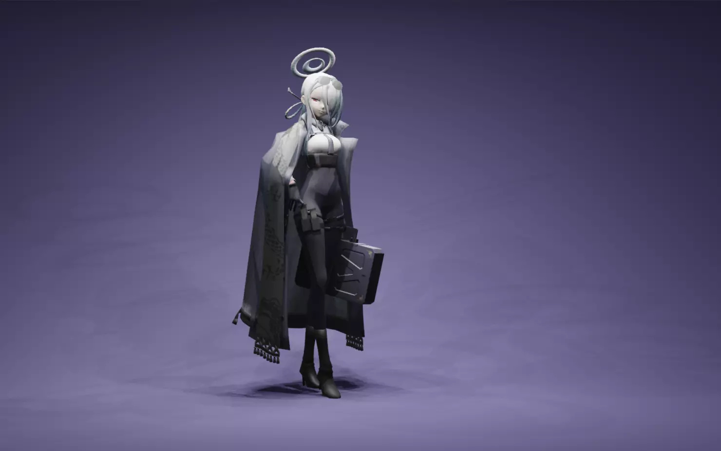 Anime Character - BA Mina 3D model