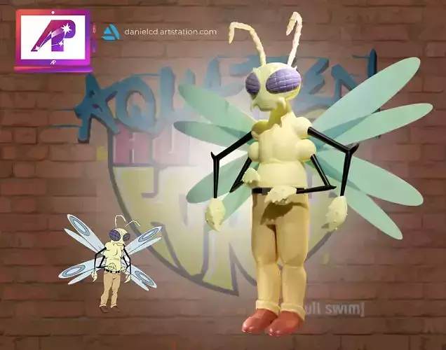 AquaTeen Mothmonsterman 3D print model