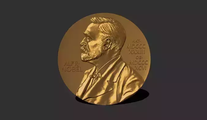 ALFRED NOBEL PRIZE 3D print model