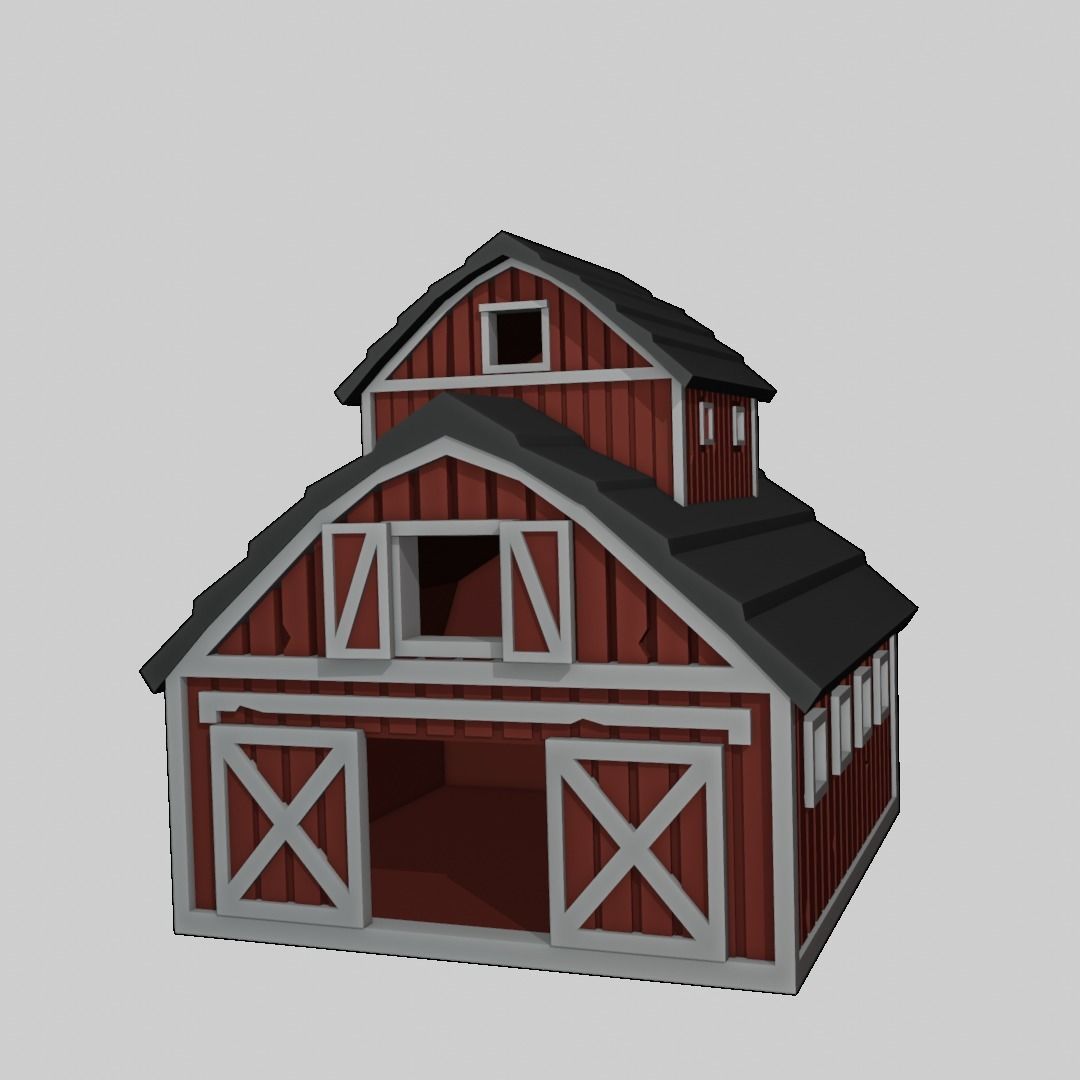 FARM BUILDINGS PACK 4K Low-poly 3D model_27
