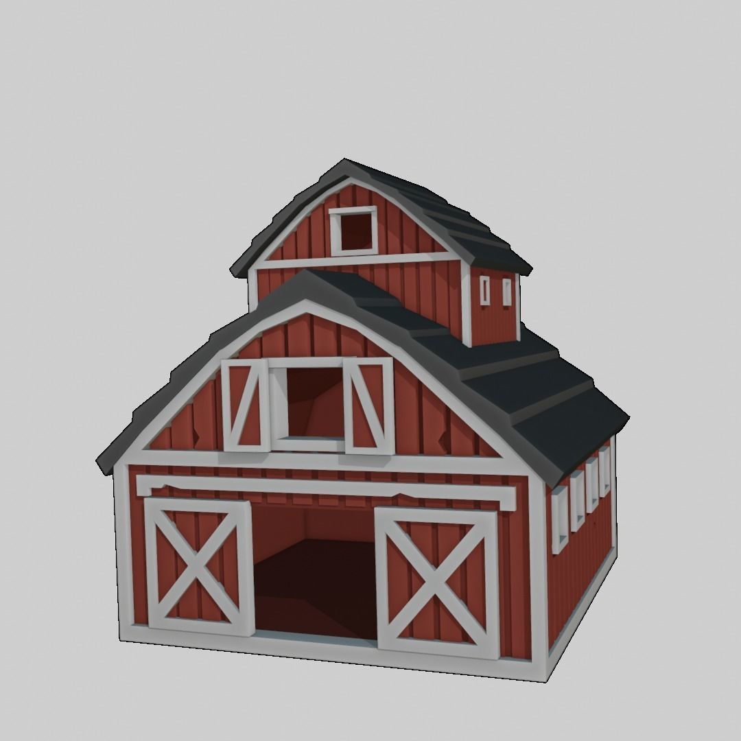 FARM BUILDINGS PACK 4K Low-poly 3D model_26