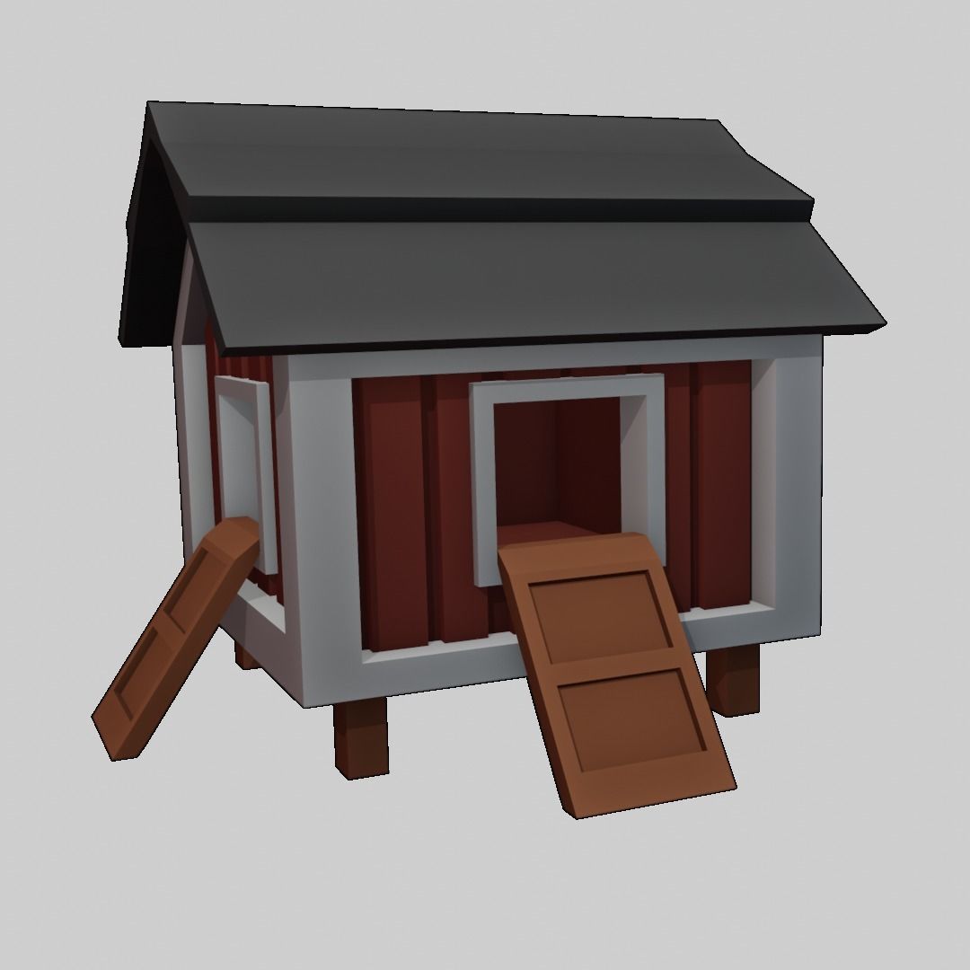 FARM BUILDINGS PACK 4K Low-poly 3D model_68
