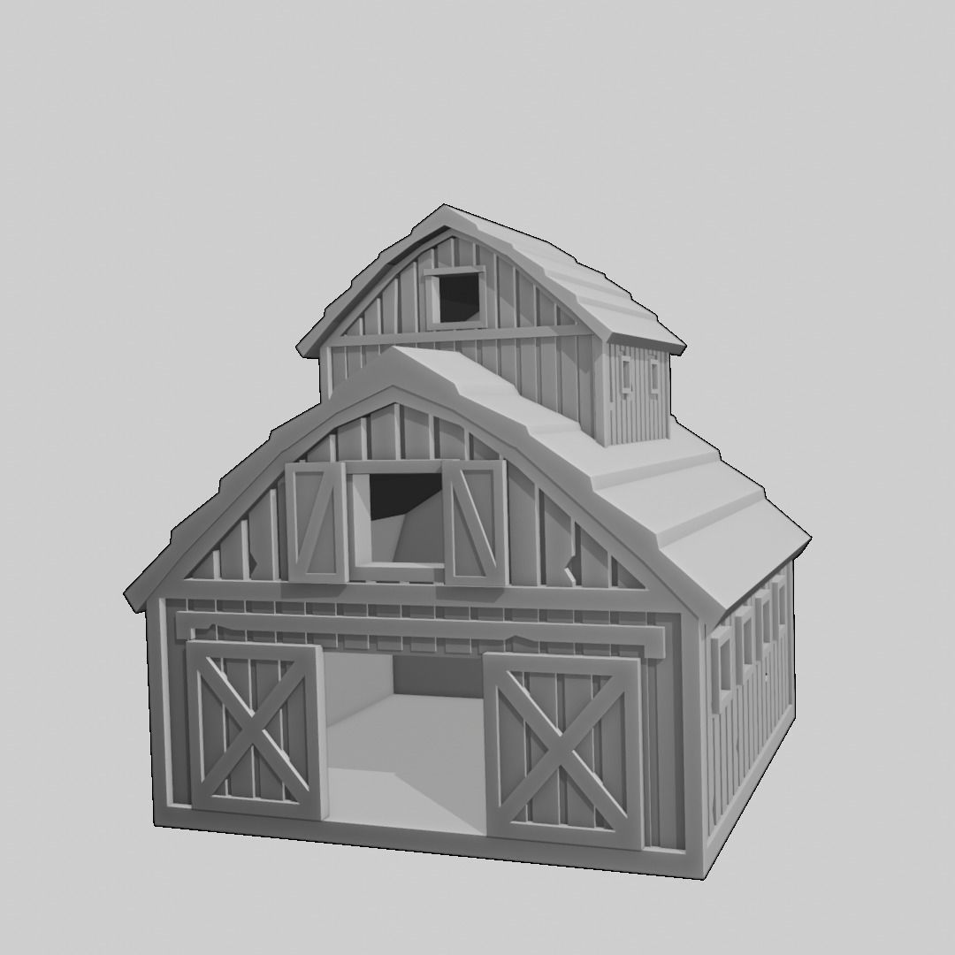 FARM BUILDINGS PACK 4K Low-poly 3D model_29