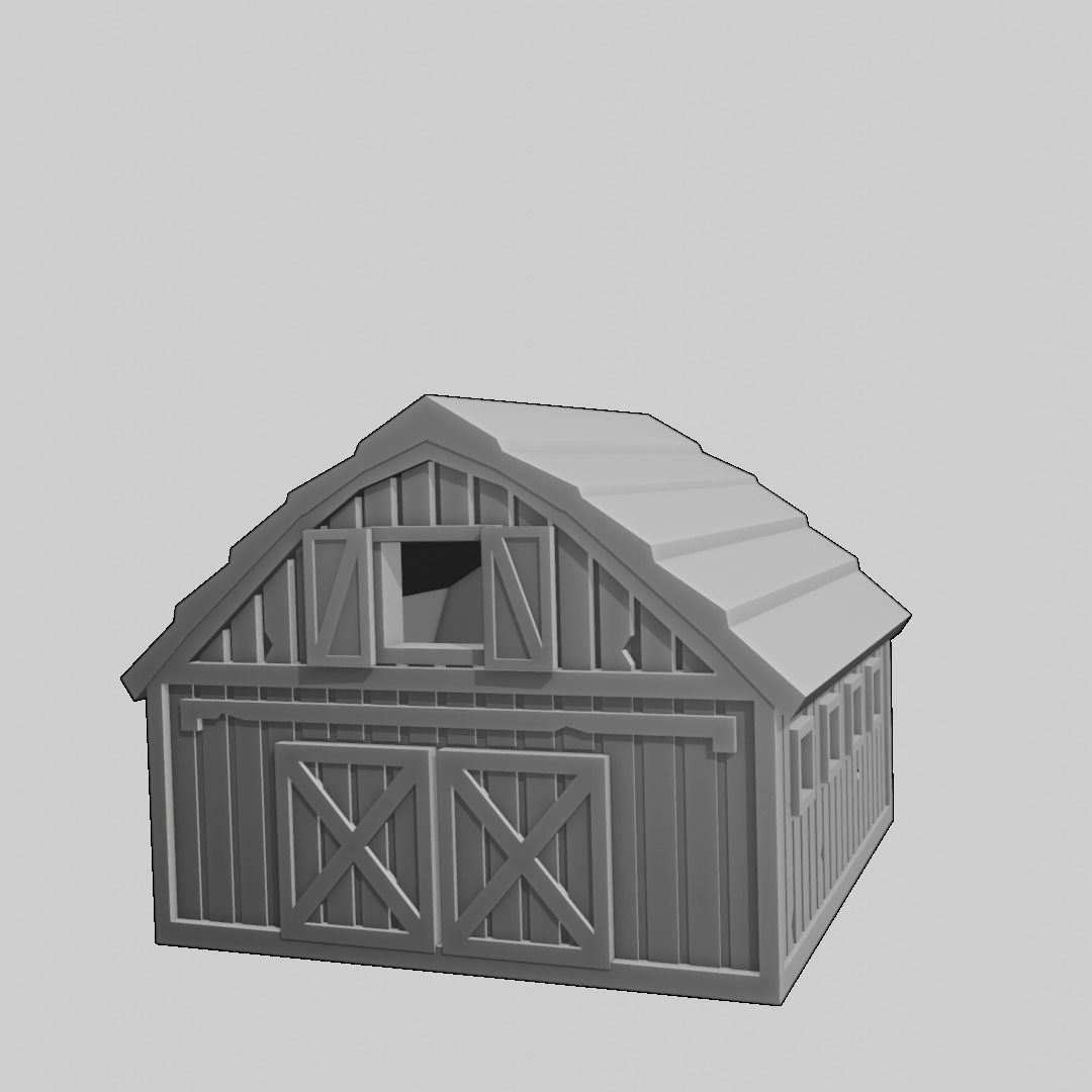 FARM BUILDINGS PACK 4K Low-poly 3D model_33