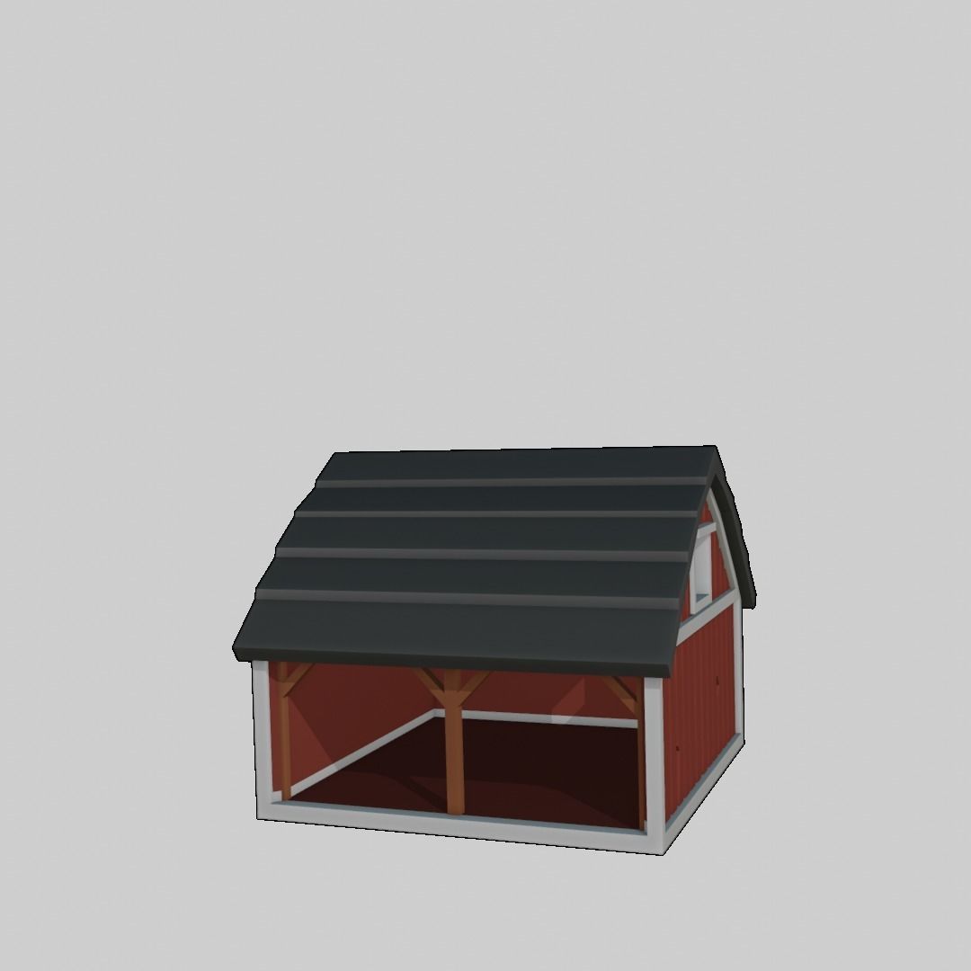FARM BUILDINGS PACK 4K Low-poly 3D model_37