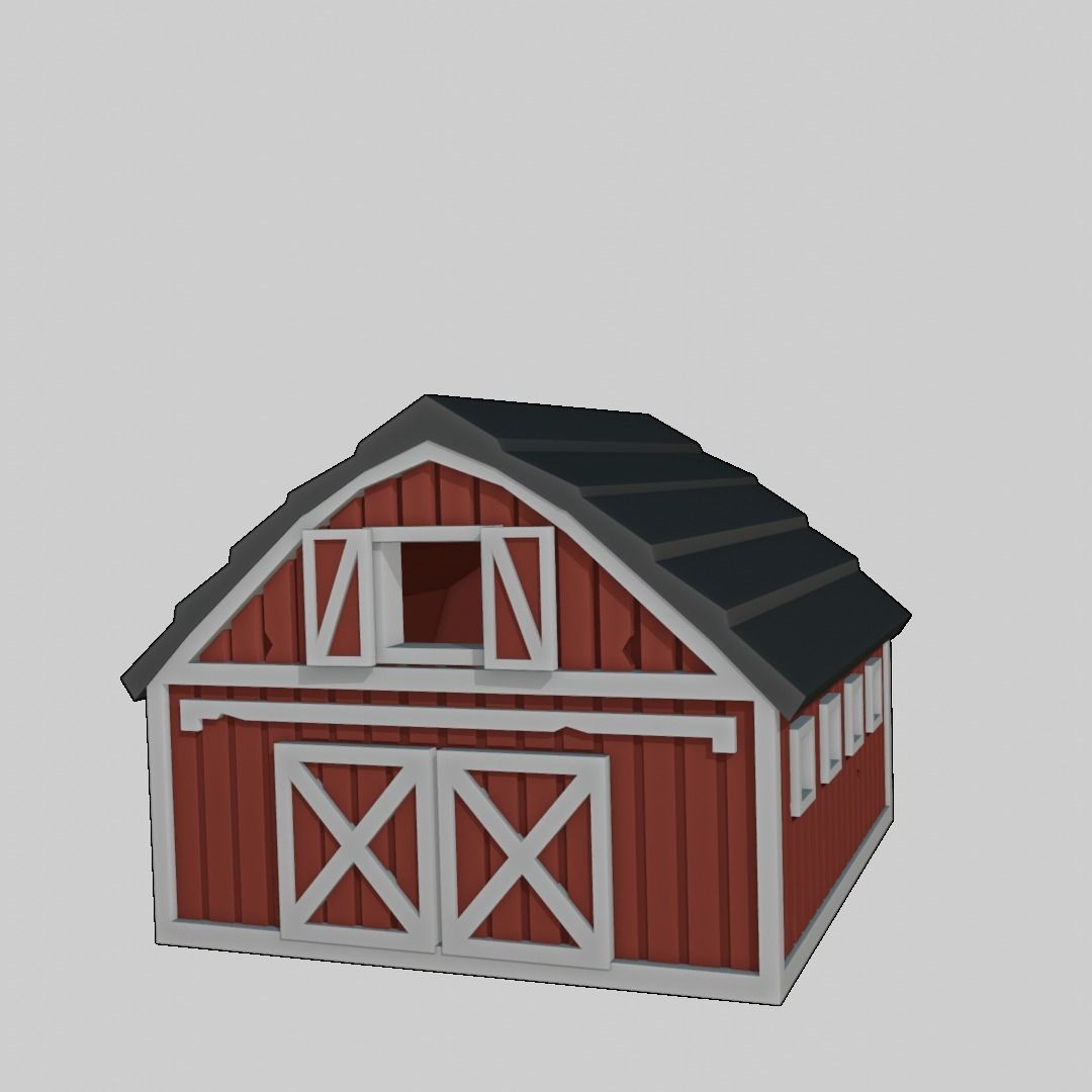 FARM BUILDINGS PACK 4K Low-poly 3D model_34