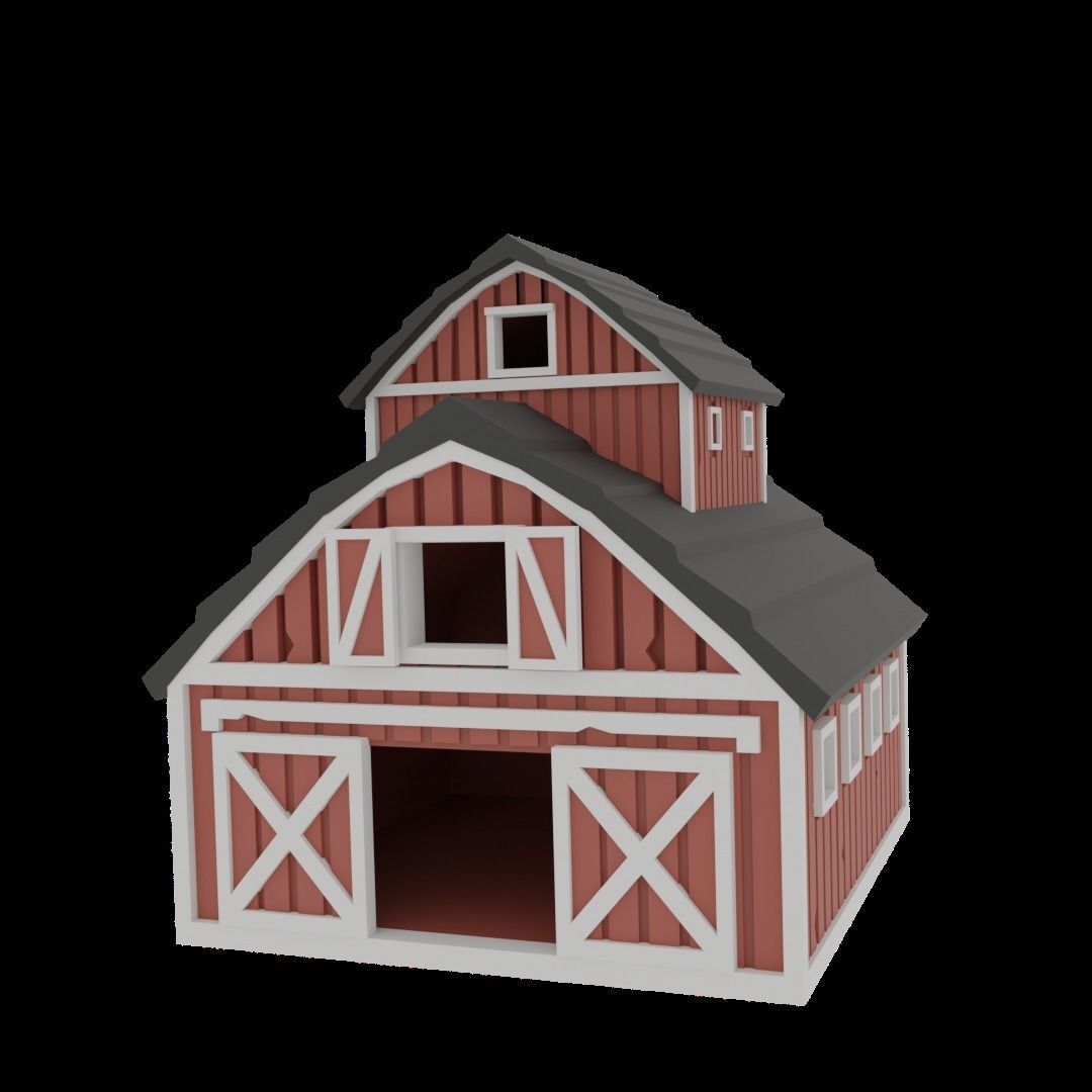 FARM BUILDINGS PACK 4K Low-poly 3D model_31