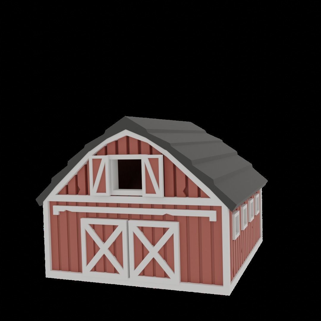 FARM BUILDINGS PACK 4K Low-poly 3D model_32