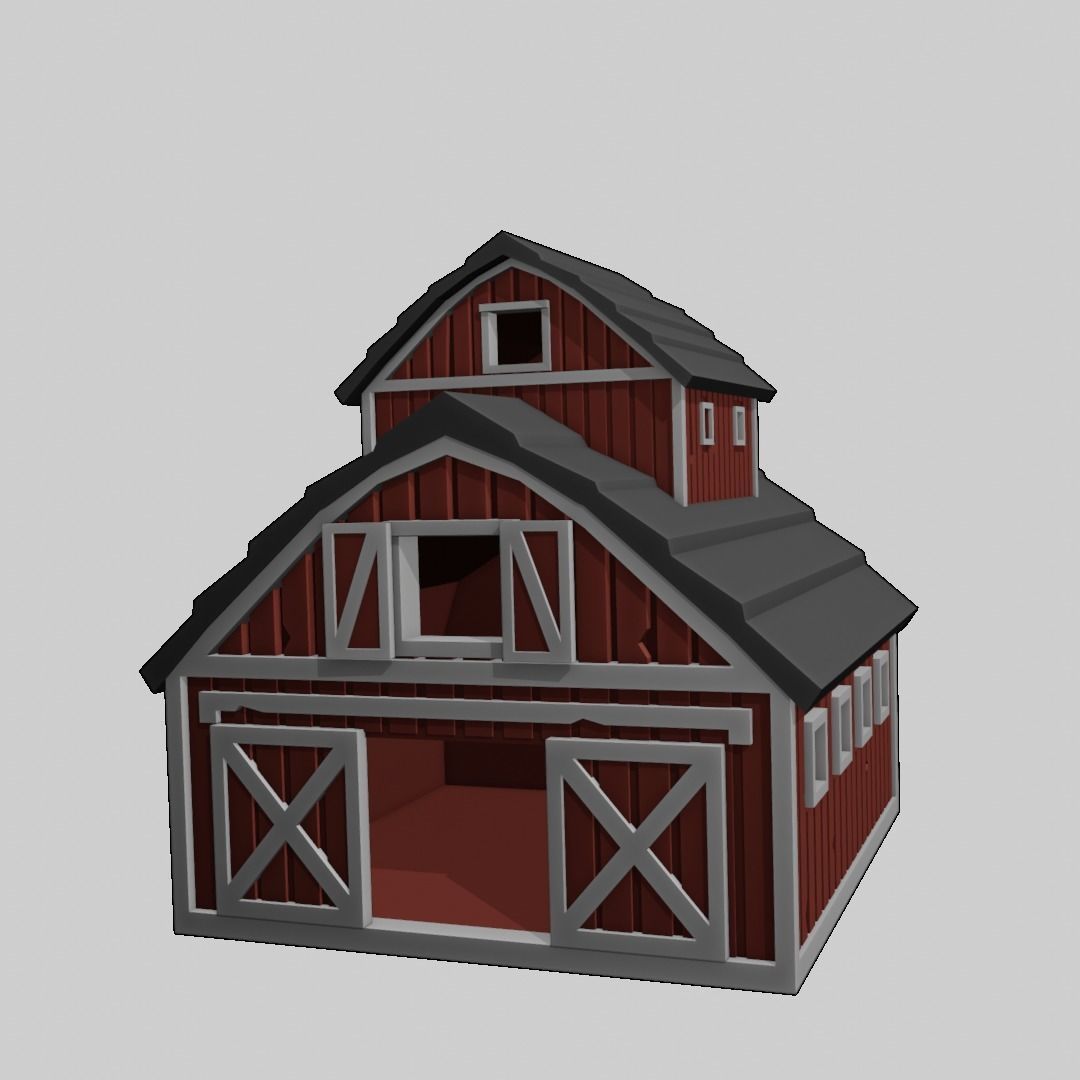 FARM BUILDINGS PACK 4K Low-poly 3D model_25