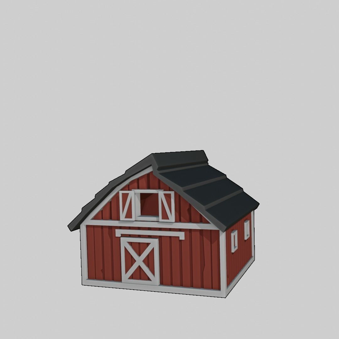 FARM BUILDINGS PACK 4K Low-poly 3D model_23
