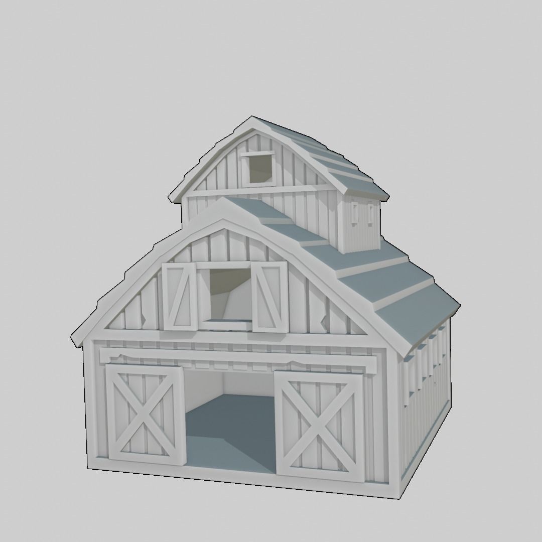 FARM BUILDINGS PACK 4K Low-poly 3D model_28