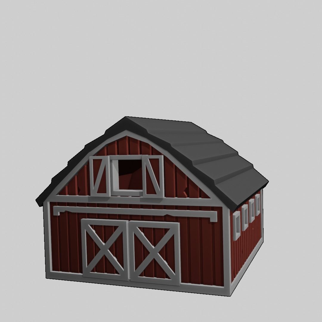 FARM BUILDINGS PACK 4K Low-poly 3D model_35