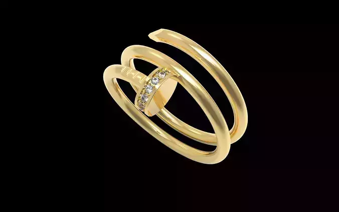 Nail Double Rotation Ring 17 mm