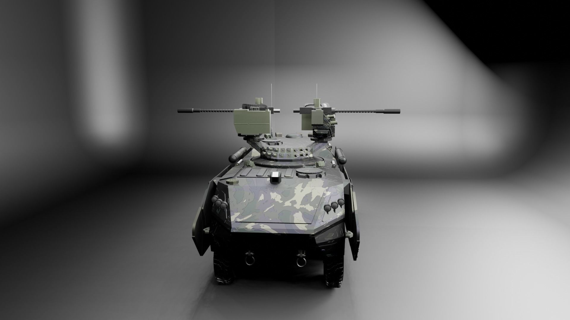 Military APC - BTR 3D model_8