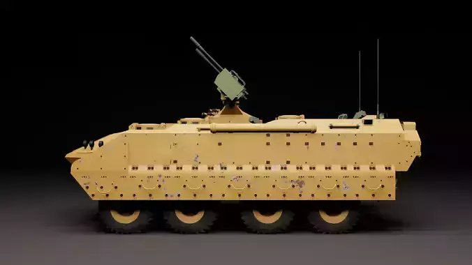 Military APC - BTR 3D model