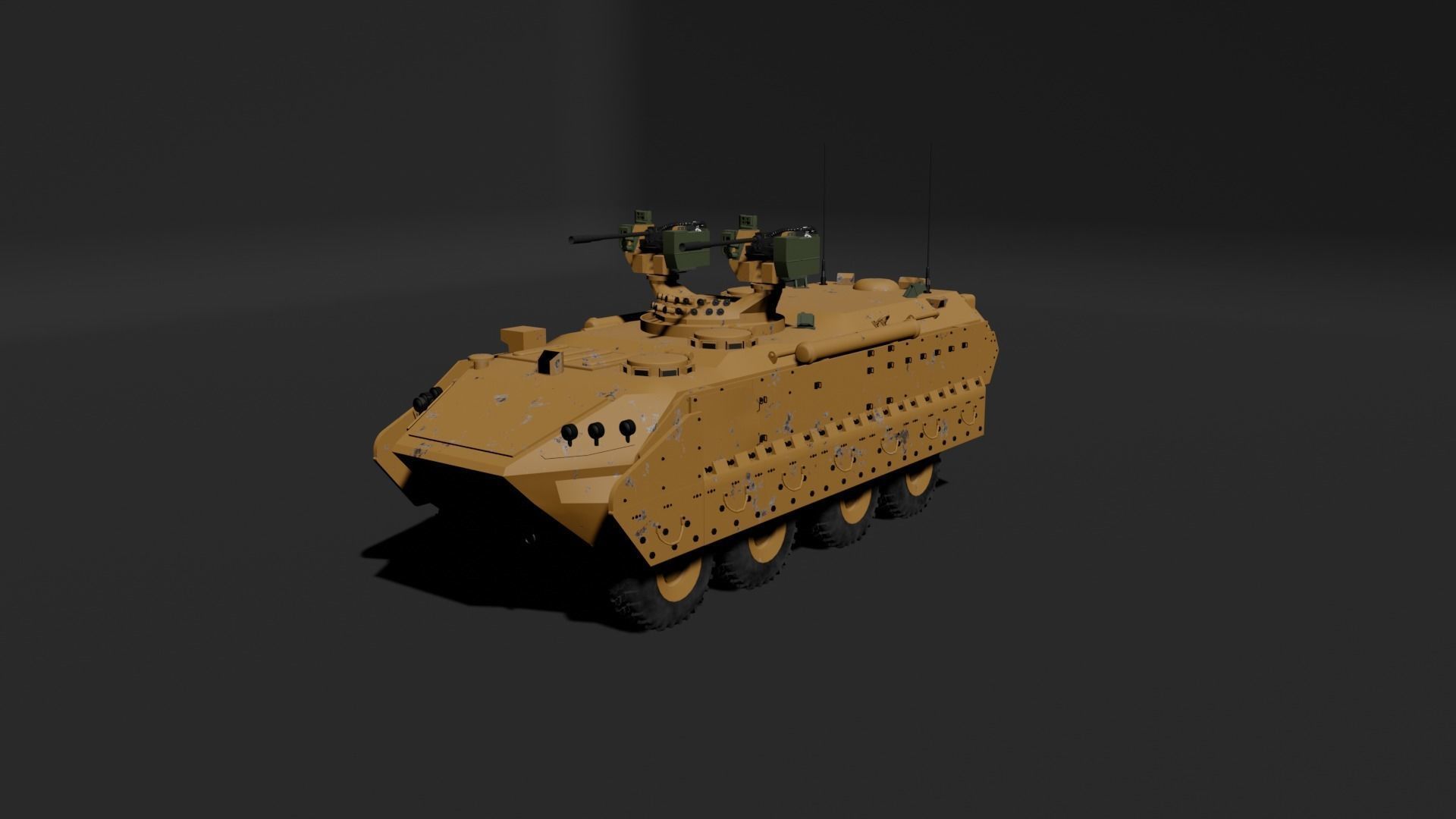 Military APC - BTR 3D model_29