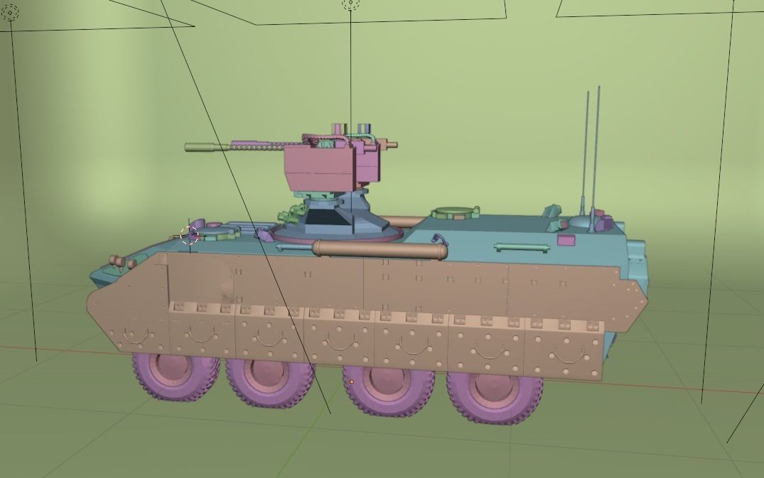 Military APC - BTR 3D model_19