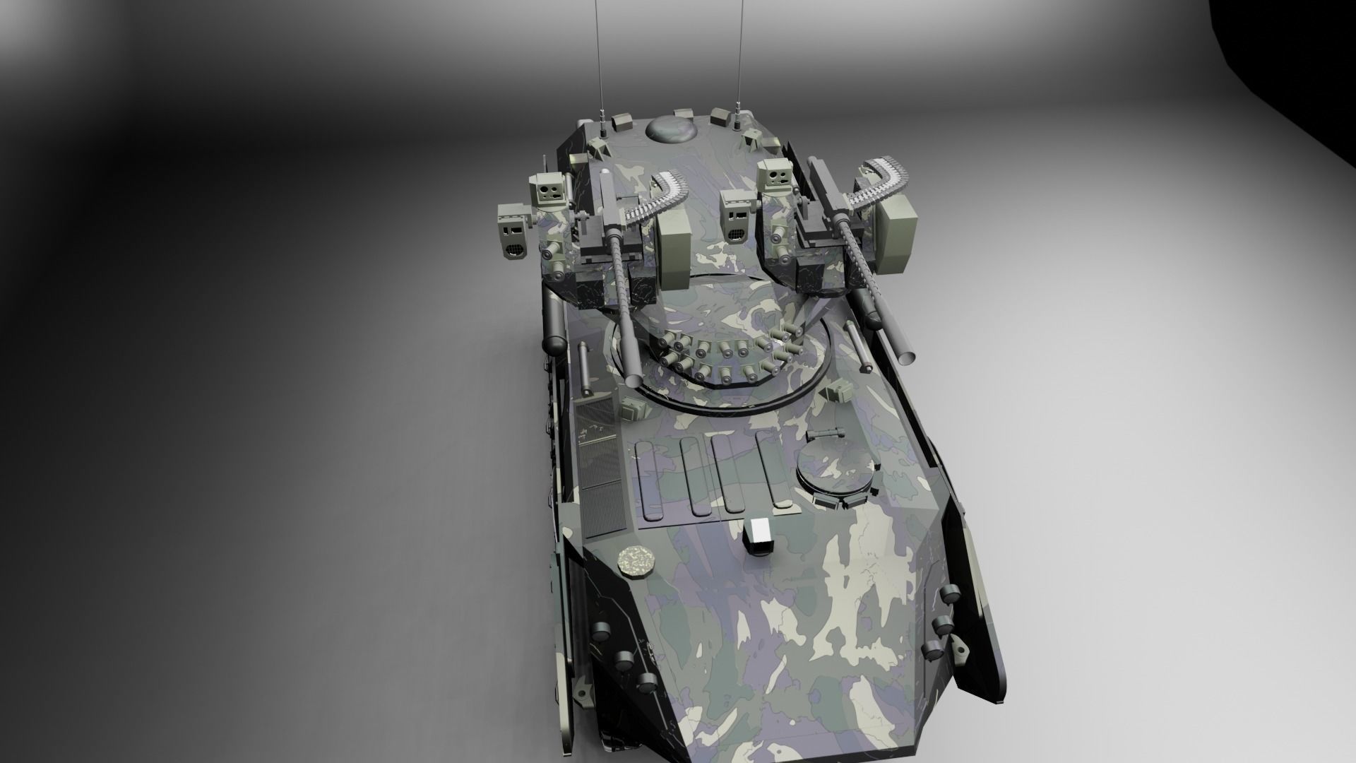 Military APC - BTR 3D model_11