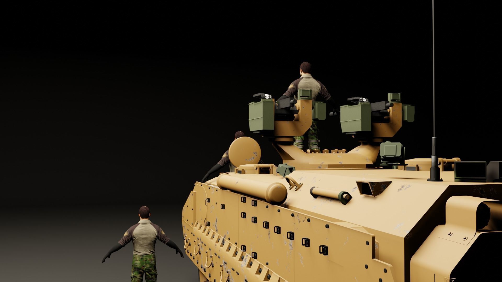 Military APC - BTR 3D model_27