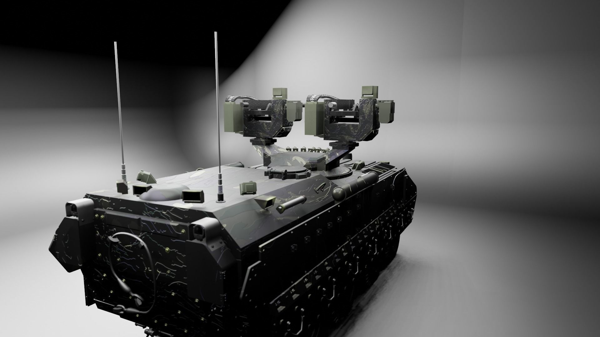 Military APC - BTR 3D model_10