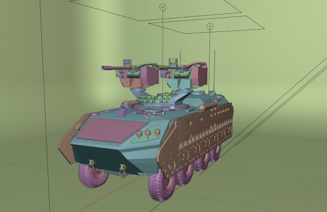Military APC - BTR 3D model_18