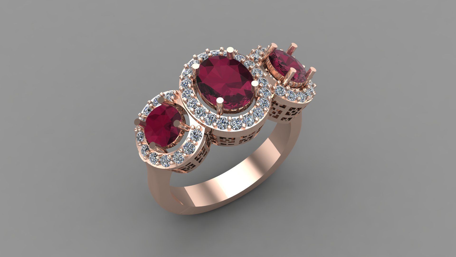 Ring Women Ring 3D print mode 3D print model_5