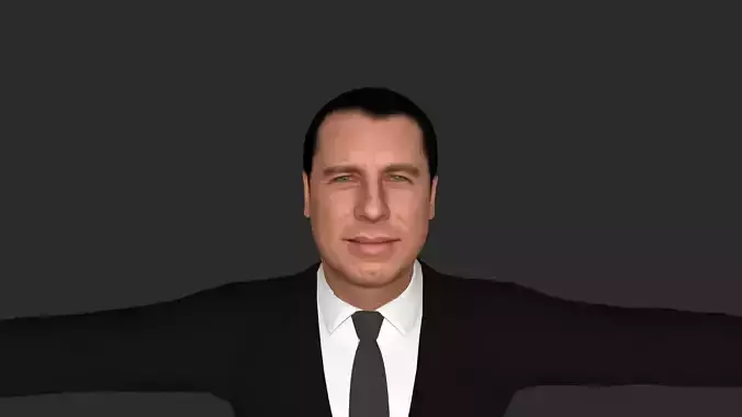 John Travolta  Hyper Realistic Full Body Rigged Character