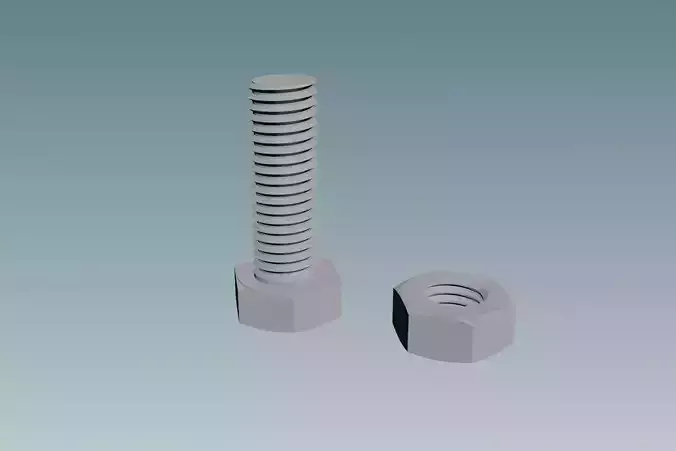 Screw with Nut M10X1-5