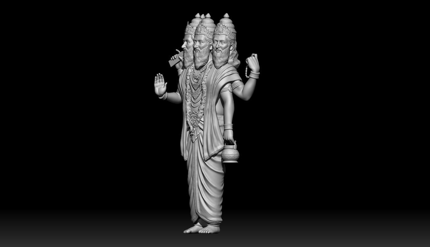 Lord Brahma 3D print model_2