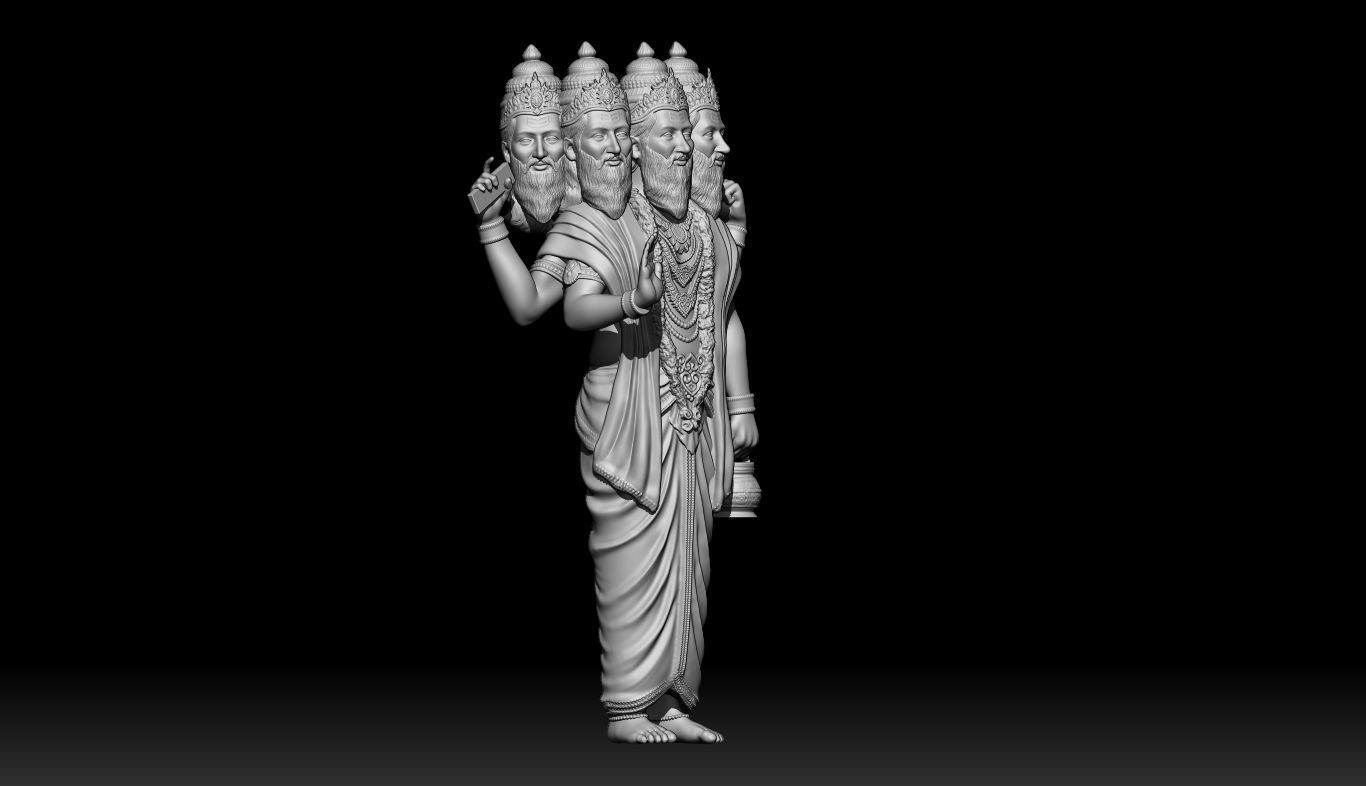 Lord Brahma 3D print model_4