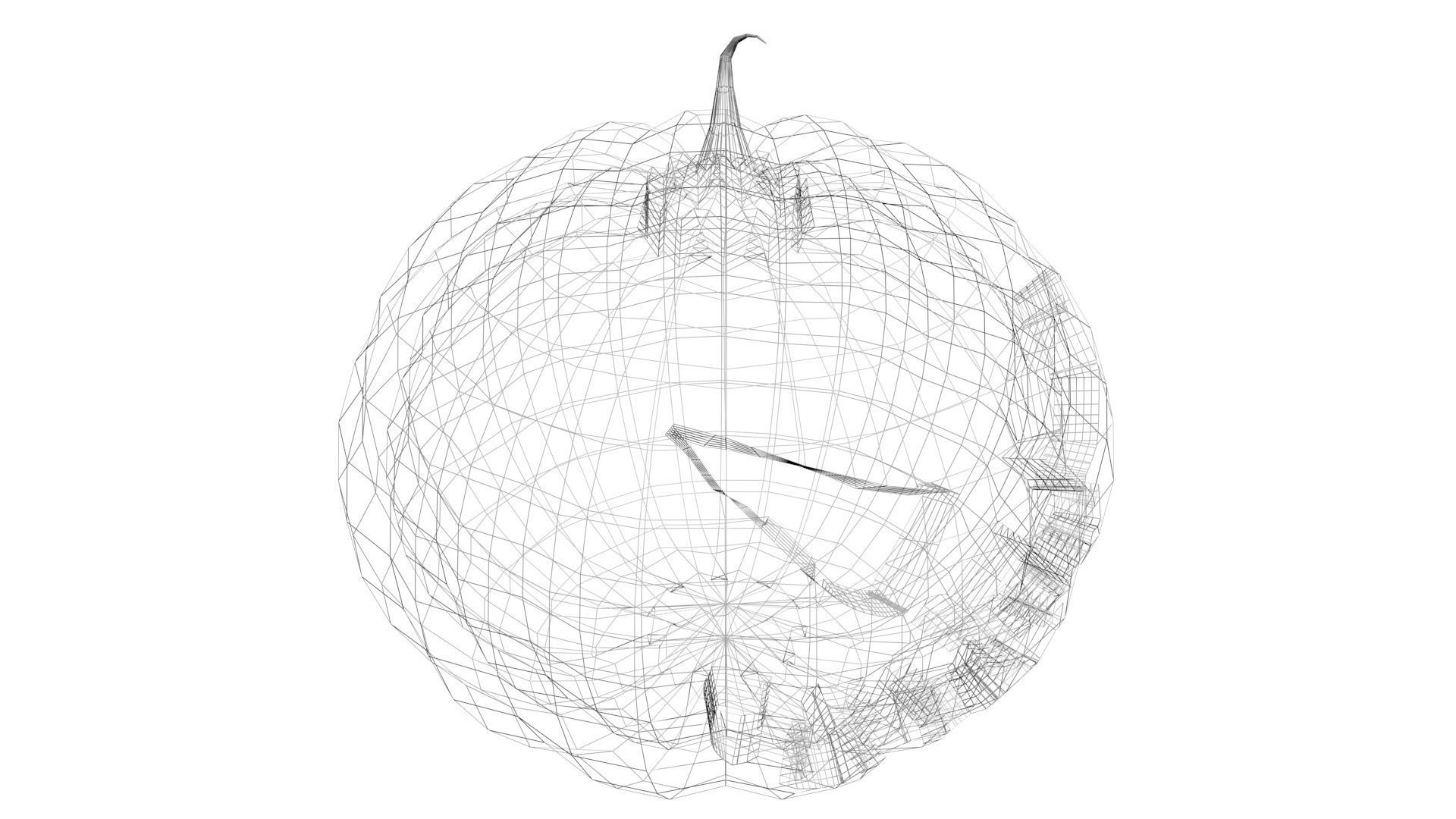 Halloween Pumpkin 3D model_11