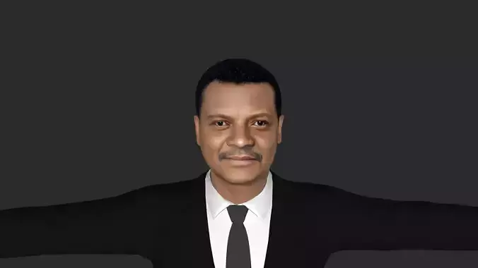 Joseph Ngute Hyper Realistic Full Body Rigged Character 3D model