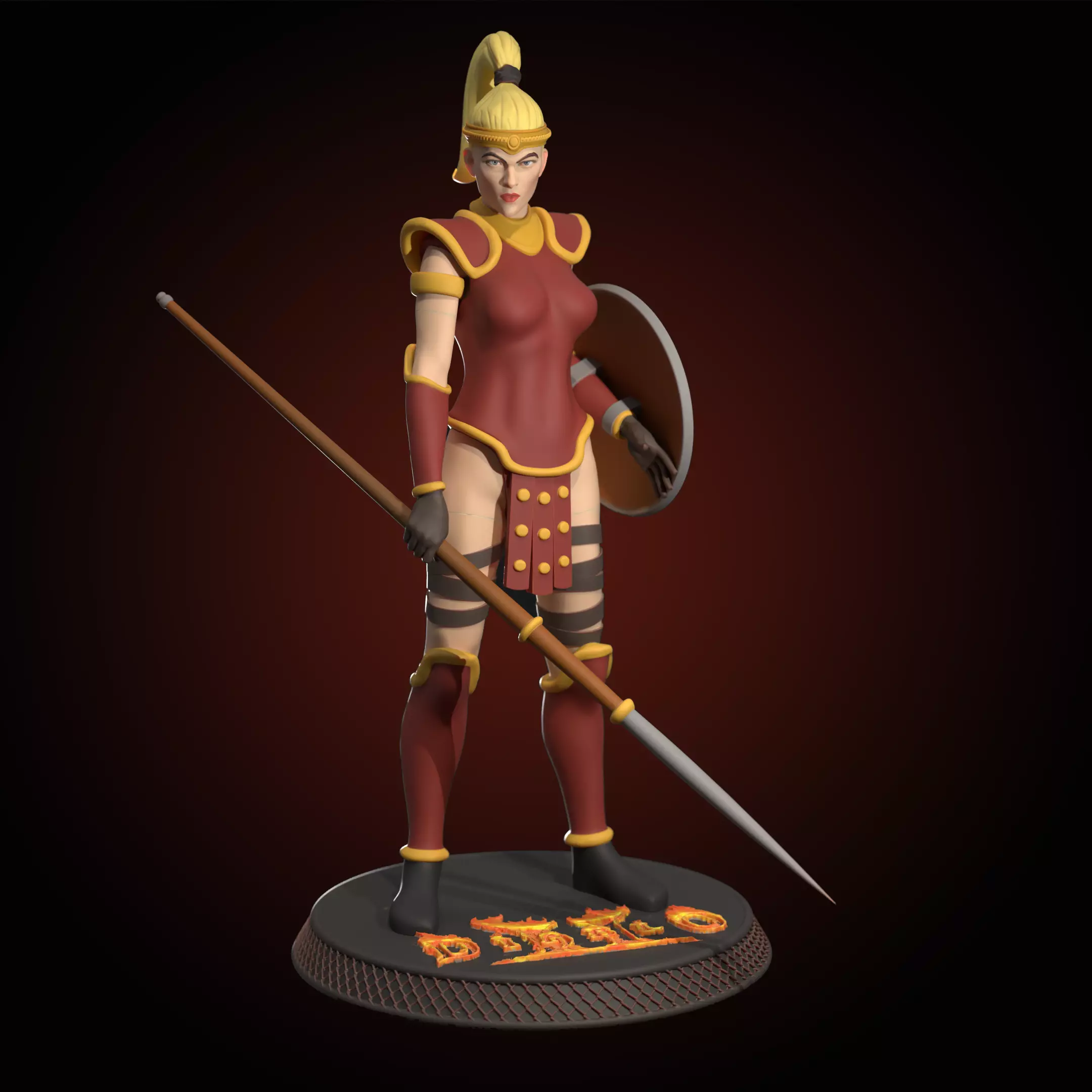 Diablo 2 lord of destruction Amazon chracter 3D print 3D print model