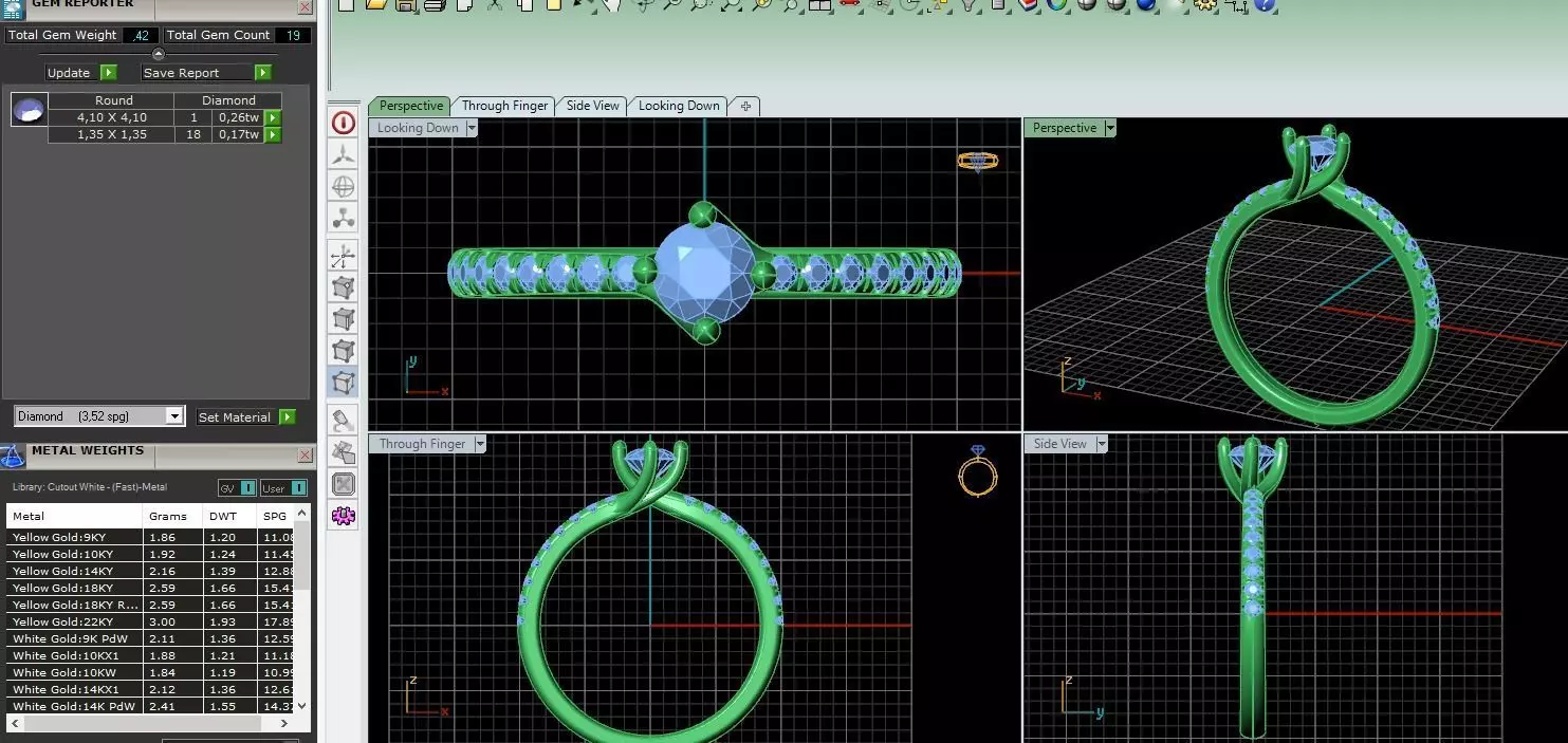 28 soliter ring 3D print model_0